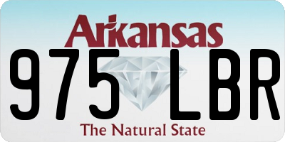 AR license plate 975LBR