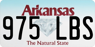 AR license plate 975LBS