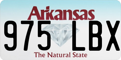 AR license plate 975LBX