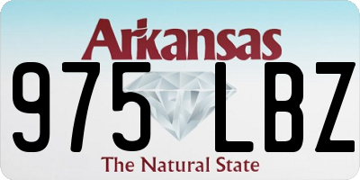 AR license plate 975LBZ