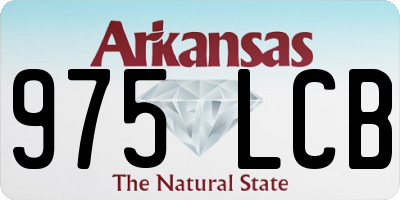 AR license plate 975LCB