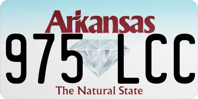 AR license plate 975LCC