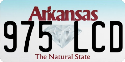 AR license plate 975LCD