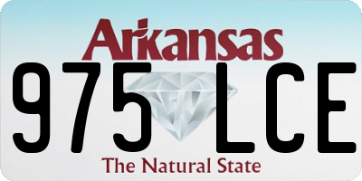 AR license plate 975LCE