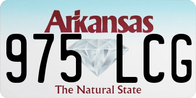 AR license plate 975LCG