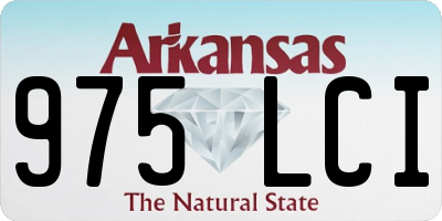 AR license plate 975LCI