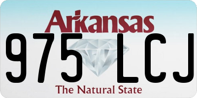 AR license plate 975LCJ