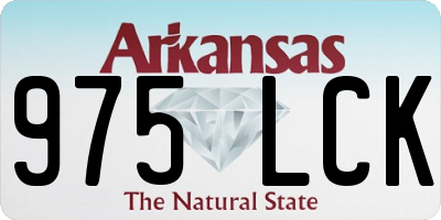 AR license plate 975LCK