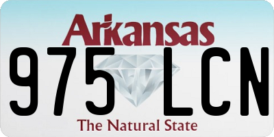 AR license plate 975LCN