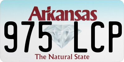 AR license plate 975LCP