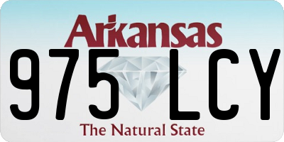 AR license plate 975LCY