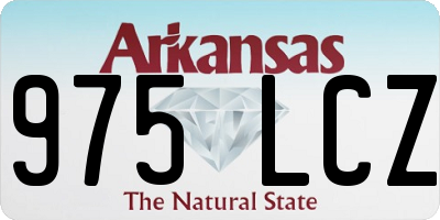 AR license plate 975LCZ