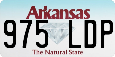 AR license plate 975LDP