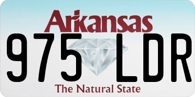 AR license plate 975LDR