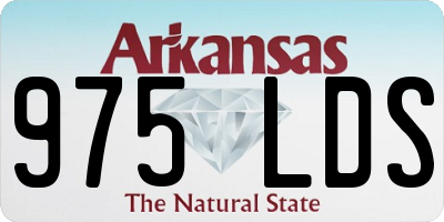 AR license plate 975LDS