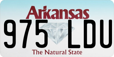 AR license plate 975LDU