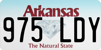AR license plate 975LDY