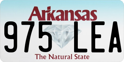 AR license plate 975LEA