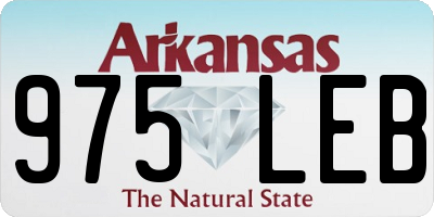 AR license plate 975LEB