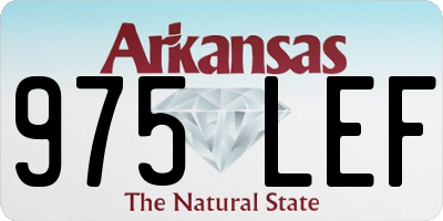 AR license plate 975LEF