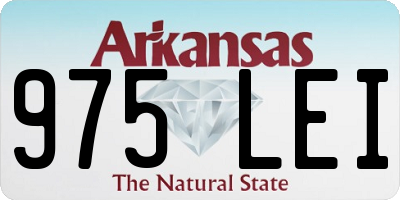 AR license plate 975LEI