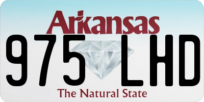 AR license plate 975LHD
