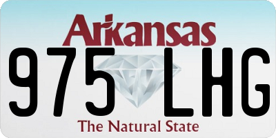 AR license plate 975LHG