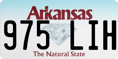 AR license plate 975LIH