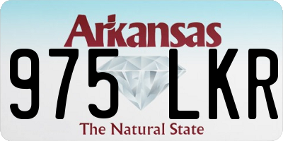 AR license plate 975LKR