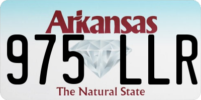 AR license plate 975LLR
