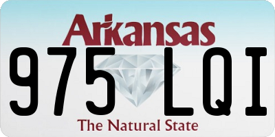 AR license plate 975LQI