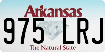 AR license plate 975LRJ