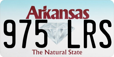 AR license plate 975LRS
