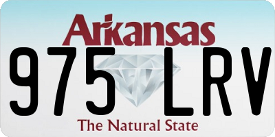 AR license plate 975LRV