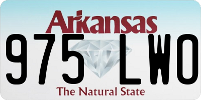 AR license plate 975LWO