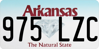 AR license plate 975LZC