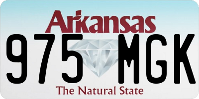 AR license plate 975MGK