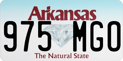 AR license plate 975MGO