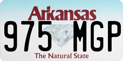 AR license plate 975MGP