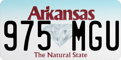 AR license plate 975MGU