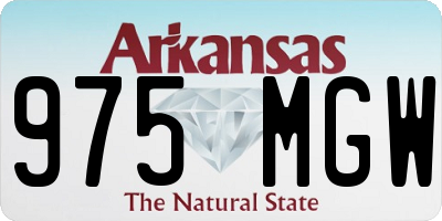 AR license plate 975MGW