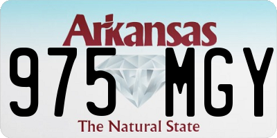 AR license plate 975MGY