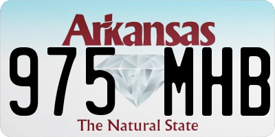 AR license plate 975MHB