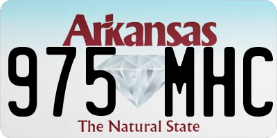 AR license plate 975MHC