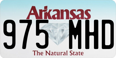 AR license plate 975MHD
