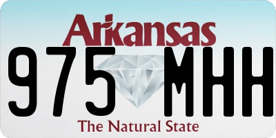 AR license plate 975MHH