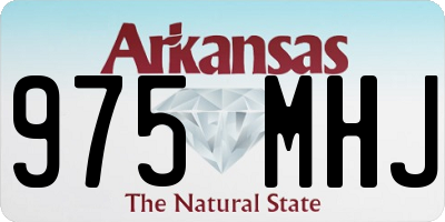 AR license plate 975MHJ