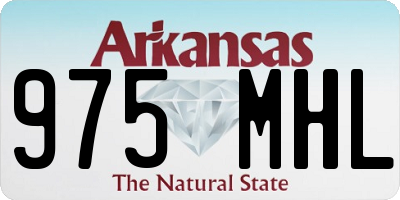 AR license plate 975MHL