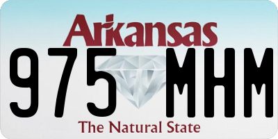 AR license plate 975MHM