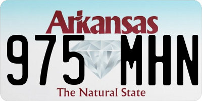 AR license plate 975MHN